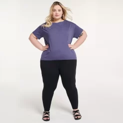 Plus Size FLX Harmony Front Seam Tee -Flx 4655889 ALT2
