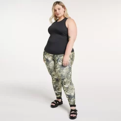 Plus Size FLX Balance Ribbed Tank -Flx 4656791 ALT3