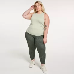 Plus Size FLX Balance Ribbed Tank -Flx 4656791 ALT9