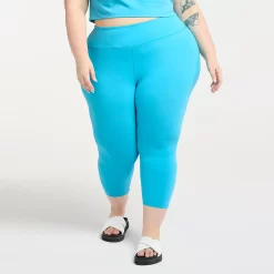 Plus Size FLX Affirmation High-Waisted Capri Leggings