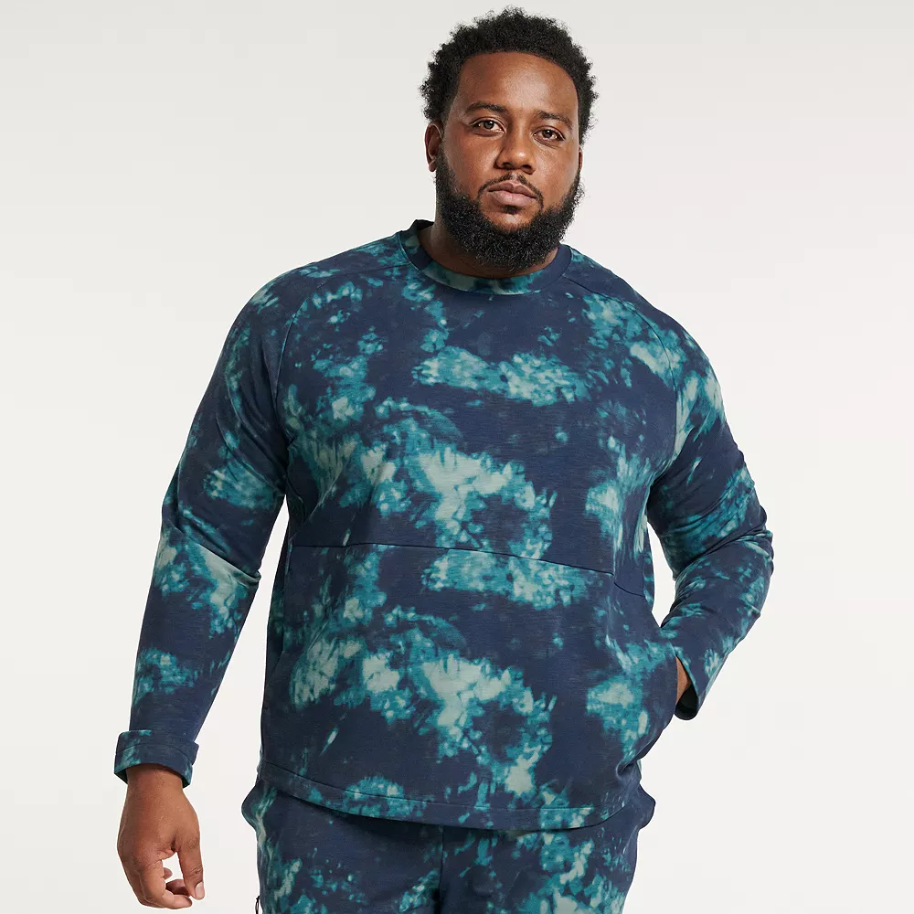 Big & Tall FLX Leisure Crew Sweatshirt 1 Big & Tall FLX Leisure Crew Sweatshirt