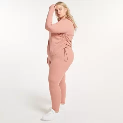 Plus Size FLX Affirmation Hooded Mockneck Top 5 Plus Size FLX Affirmation Hooded Mockneck Top -Flx 5236788 ALT9