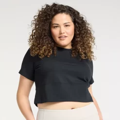 Plus Size FLX Affirmation Crop Top