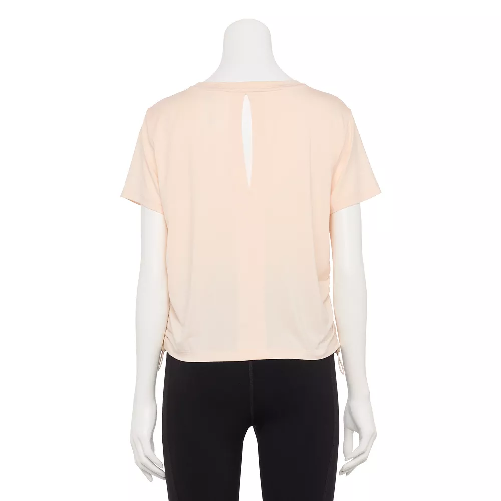 Women's FLX Cinched-Side Keyhole Back Tee 2 Women's FLX Cinched-Side Keyhole Back Tee - Image 2