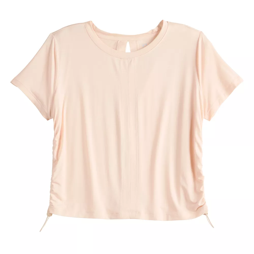 Women's FLX Cinched-Side Keyhole Back Tee 3 Women's FLX Cinched-Side Keyhole Back Tee - Image 3