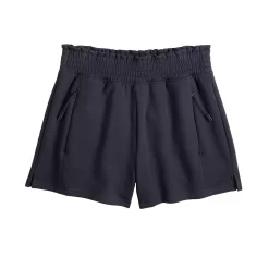 Women's FLX Paperbag High-Waisted French Terry Shorts -Flx 5581225 ALT2