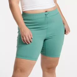 Plus Size FLX Bungee High-Waisted Bike Shorts