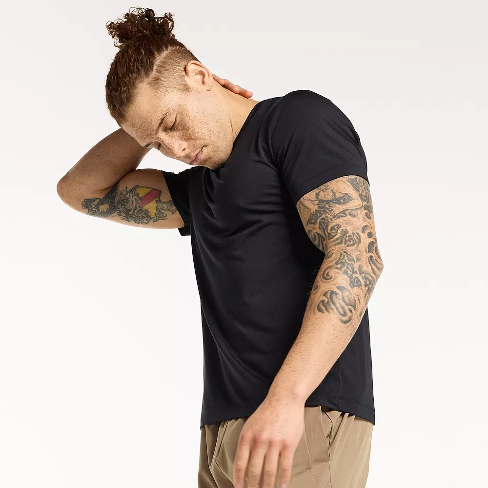 Men's FLX 3-Pack Dynamic Comfort V-Neck Tee Set 6 Men's FLX 3-Pack Dynamic Comfort V-Neck Tee Set - Image 6