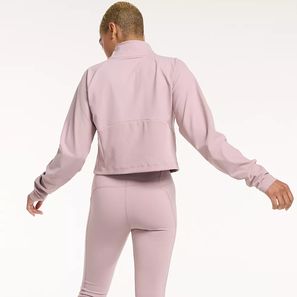 Women's FLX Quarter-Zip Crop Mockneck Jacket 2 Women's FLX Quarter-Zip Crop Mockneck Jacket - Image 2