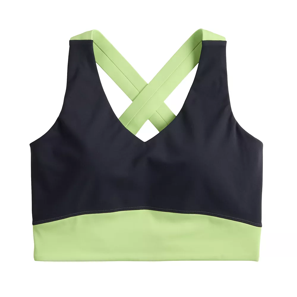 Women's FLX Affirmation Crop Tank With Built-In Bra 2 Women's FLX Affirmation Crop Tank With Built-In Bra - Image 2