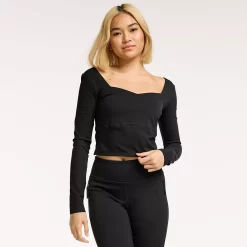 Women's FLX Affirmation Sweetheart Neckline Crop Top
