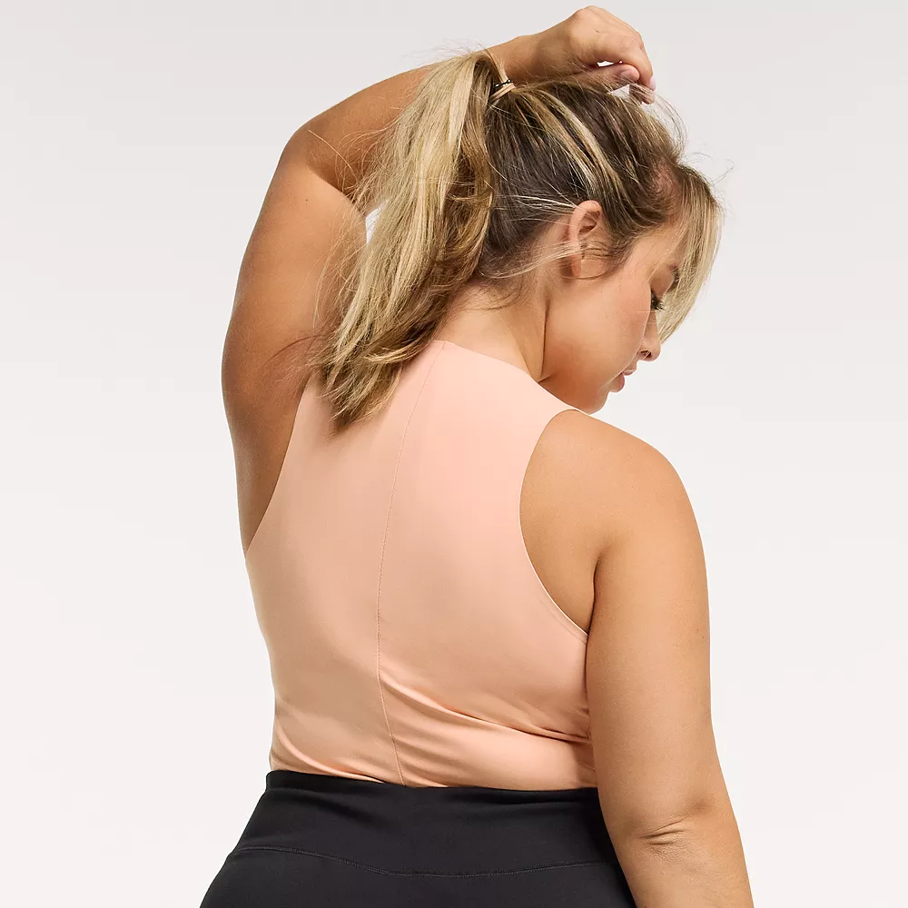 Plus Size FLX Affirmation Halter-Neck Bodysuit 2 Plus Size FLX Affirmation Halter-Neck Bodysuit - Image 2