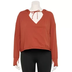 Plus Size FLX Surplice Lightweight Hoodie