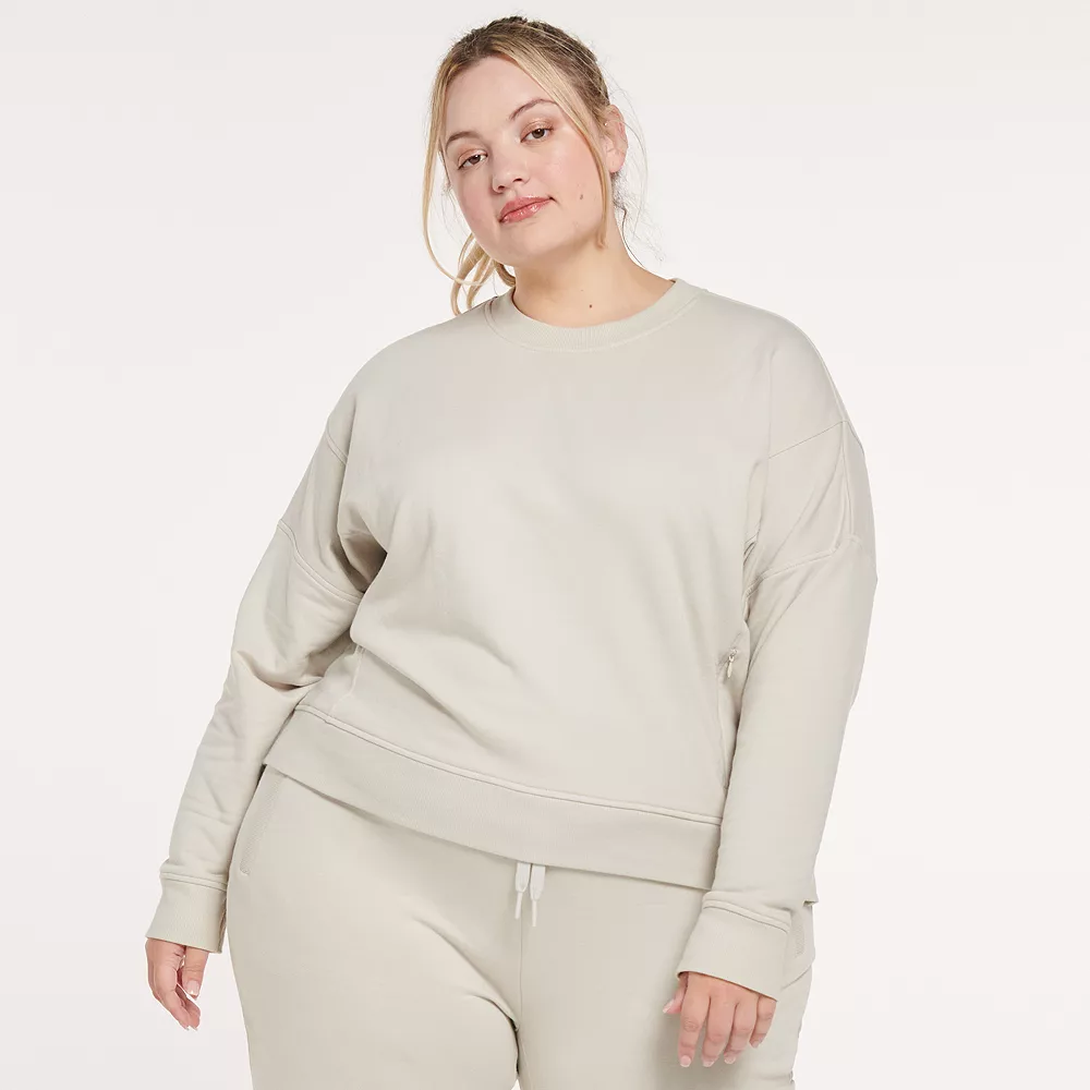 Plus Size FLX Embrace Crewneck Sweatshirt 1 Plus Size FLX Embrace Crewneck Sweatshirt
