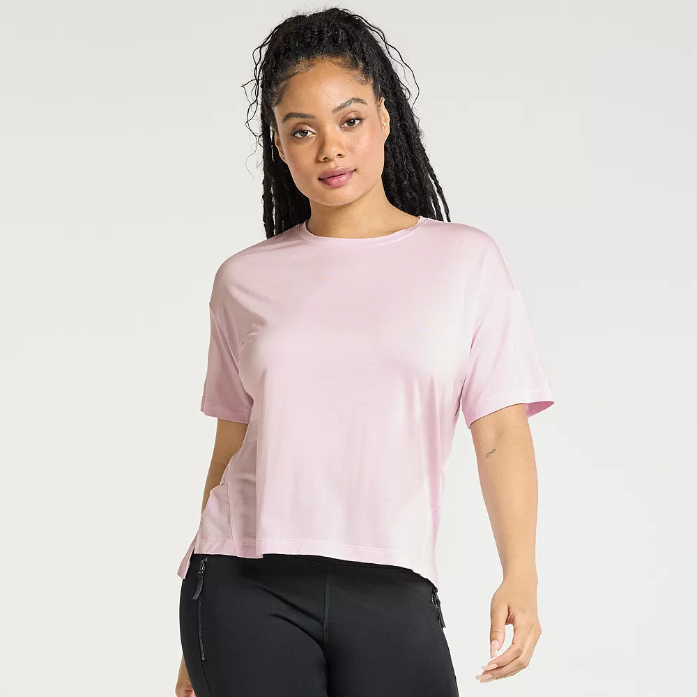 Women's FLX Core Drop-Shoulder Tee 1 Women's FLX Core Drop-Shoulder Tee