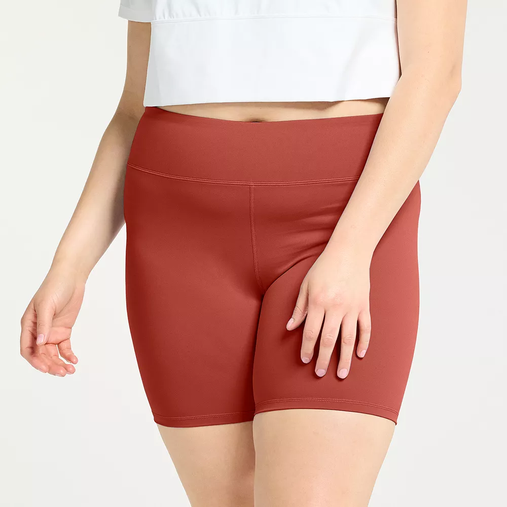 Plus Size FLX Affirmation High-Waisted Bike Shorts 1 Plus Size FLX Affirmation High-Waisted Bike Shorts