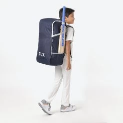 KIDS CRICKET KIT BAG 50 L NAVY BLUE -Flx p2454321
